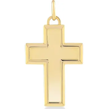 Přívěsek Lillian Vassago Celozlatý přívěsek kříž LLV37-GP081Y