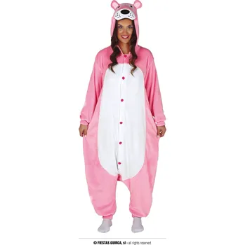 Karnevalový kostým Guirca Růžový panter kostým pro dospělé, unisex Velikost: 42 – 44 (L)