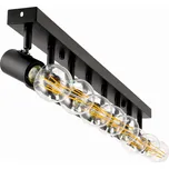 BERGE Stropní svítidlo VIKI 8x E27 černé B7305