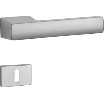 Dveřní kování AS - BRISA - RT 7S rozety PZ, klika/klika OCS - Chrom broušený