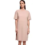 Build Your Brand Dámské šaty z organické bavlny BY181 Dusk Rose XXL