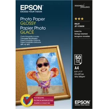 Kancelářský papír Epson Photo papir leskly A 4 50 listu 200 g