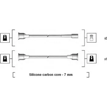 Zapalovací kabel Sada kabelů pro zapalování MAGNETI MARELLI MMAMSK575