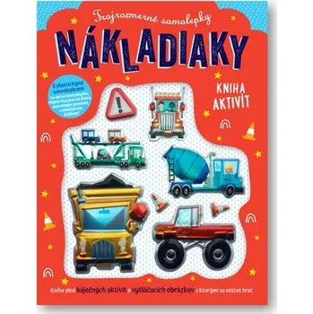 Cizojazyčná kniha Trojrozmerné samolepky Nákladiaky - James Dillon