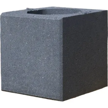 Plot CS-BETON CSB SOLOBLOK půlka 20/20/20 černá