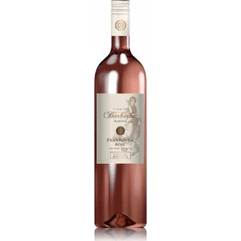 Víno FRANKOVKA ROSÉ MZV polosuché ČR 0,75 l 12% - Barborka