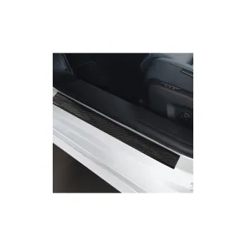 Lišta karosérie Univerzální lišta na dveřní prahy - černá karbonová fólie - 2díly - 50 x 5 cm SLEVA 14%