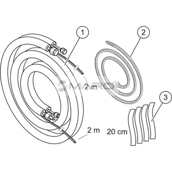 Klimatizace Vaillant Trubka dvojitá 1/4" - 1/2" pro jednotky 35/5 - 55/5 AS, 10 m, 0020250308