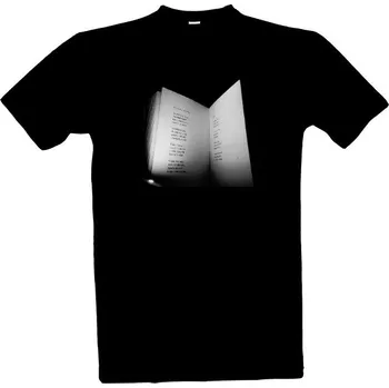 Tričko s potiskem Kniha poezie pánské