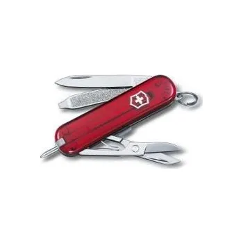 Outdoorové vybavení Kapesní nůž Victorinox Signature - 7 funkcí červený průhledný