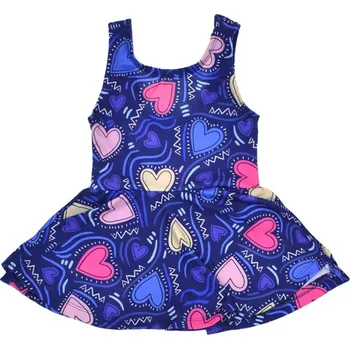 Dívčí plavky Dívčí jednodílné plavky Heart 122