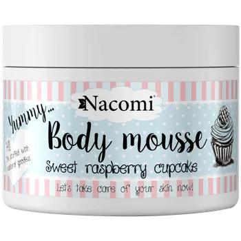 Tělový krém Nacomi Body Mousse vyživující krémová pěna na tělo malinová, 180 ml
