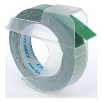 Pásek do tiskárny Dymo S0898160 520105, 9mm x 3m, bílý tisk/zelený podklad, originální páska
