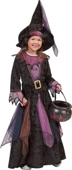 Karnevalový kostým Funny Fashion Dětský kostým čarodějnice Blacky 104