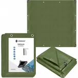 Springos Protect krycí plachta s oky 120 g/m2 zelená