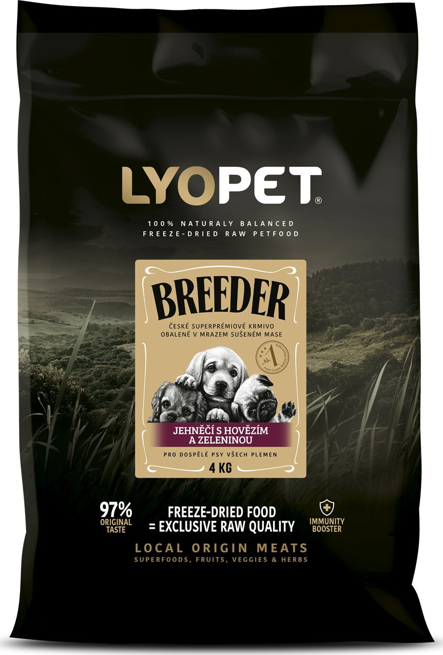 LYOPET Breeder Dog Adult Lamb Balení: 18kg