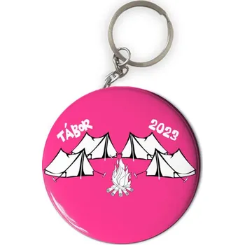 Přívěsek Přívěšek s otvírákem s potiskem Dětský tábor