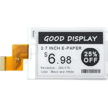 Elektronická stavebnice Good Display GDEY027T91 2.7" 264x176 ePaper displej Grayscale