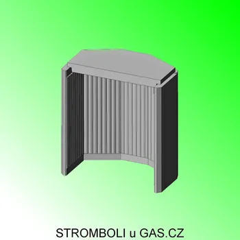 Krbová kamna ROMOTOP Šamotová komora STROMBOLI komplet; ND 023A 2010 2