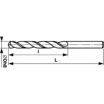 Vrták NÁSTROJE CZ Vrták 221121 HSS s válcovou stopkou - střední řada