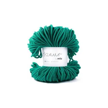 Příze Bavlněná šnůra MILA 3 mm - smaragdová