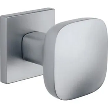 Dveřní kování AS - MADLO QUERCA - HR 7S bez spodní rozety, madlo pevné ks OCS - Chrom broušený