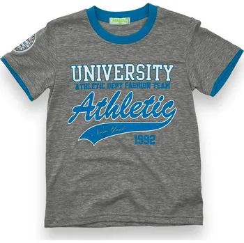 Seagull Chlapecké šedé tričko s krátkým rukávem 01 Barva: Šedá, Velikost: 134