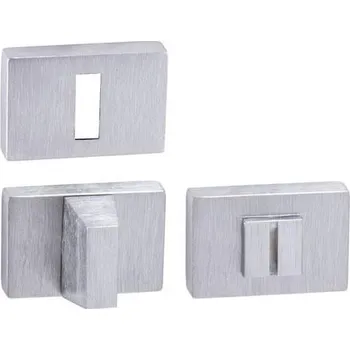 Dveřní kování TI - ROZETA - RT rozety WC OCS - Chrom broušený (96)