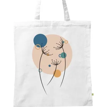 Nákupní taška BIO plátěná taška s potiskem Pampelišky