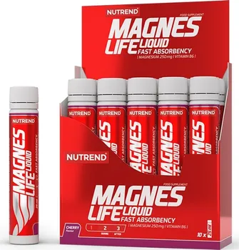 Nutrend Magneslife Liquid višeň 10x 25 ml