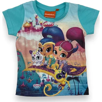 Dívčí tričko Nickelodeon Dívčí trička s krátkým rukávem SHINE Barva: Modrá, Velikost: 98