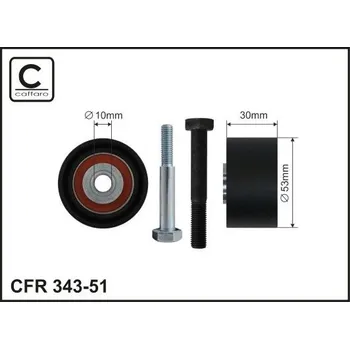 Vratná/vodicí kladka, ozubený řemen CAFFARO 343-51