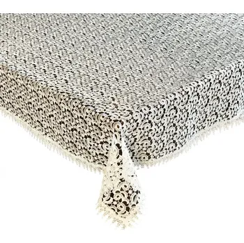 ubrus Krémový krajkový ubrus s ozdobným okrajem Šířka: 50 cm | Délka: 100 cm