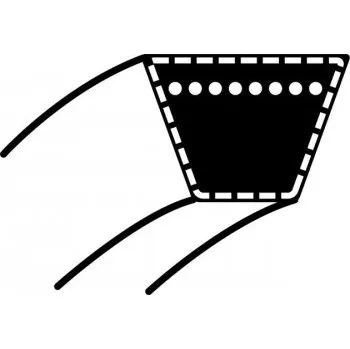 Klinový řemen MTD JA115/RH115/BH115, Spider 76RD,Gudbrod SLX76R - pohon nože (754-0445) (15,8 x 1270)