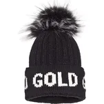 Dámská čepice Goldbergh Hodd Beanie Real Raccoon Fur Black