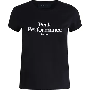 Cyklistické kalhoty Dámské triko Peak Performance W Original Tee Black