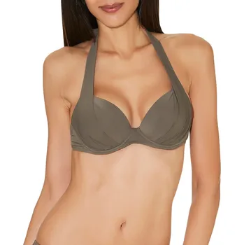 Dámské plavky Plavková podprsenka AUBADE (ET08-23), Velikost 70D, Barva tmavě zelená