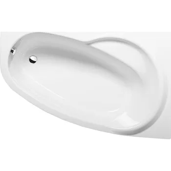 Polysan NAOS R asymetrická vana 158x100x43cm, bílá