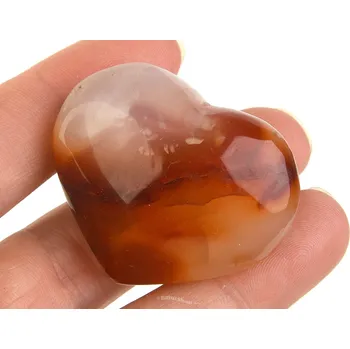 Přírodní kámen Srdce z karneolu z Madagaskaru 37g
