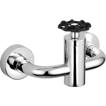 Vodovodní baterie SAPHO INDUSTRY nástěnná sprchová baterie, chrom/černá