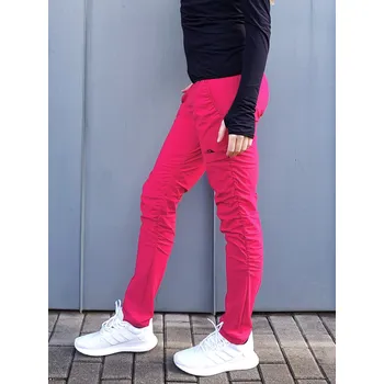 Dámské kalhoty NEYWER Dámské funkční elastické sportovní kalhoty růžové EK723 Velikost: L