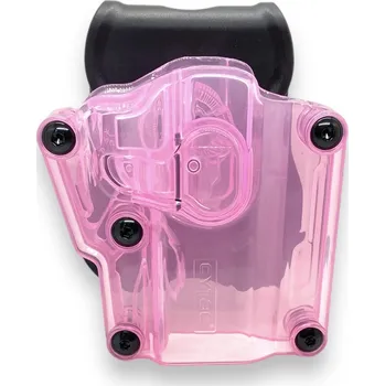 Příslušenství pro sportovní střelbu Univerzální pistolové pouzdro MEGA-FIT - GLOCK / BERETTA / SIG SAUER / TAURUS , atd .... Cytac® - Transparent Pink
