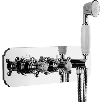 Vodovodní baterie SAPHO SASSARI podom. sprchová term. baterie,ruční sprcha,držák,2 výstupy,chrom