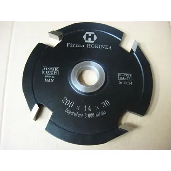 Příslušenství k frézce Drážkovací fréza přímá 200X14X30-HOKINKA