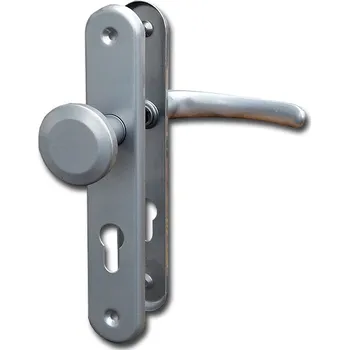 Dveřní kování Dveřní kování madlo koule / klika 90 mm FAB stříbrná otočná (Dveřní kliky na dveře klika pro dveře michaela laura)