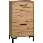 Nábytek PEGAS s.r.o. Botník NEVIO 02, Dub Artisan