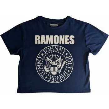 Merch Ramones: Ramones Ladies Crop Top: Presidential Seal (medium) M