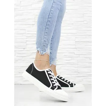 Dámské tenisky Seastar Černé plátěné tenisky PC19B Velikost: 38