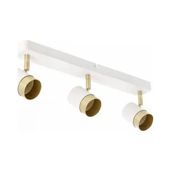 GTV Stropní svítidlo ORIO, hliník, 43.0x5.5x14.0, IP20, 3*GU10, max. 50W, kulaté, bílá/zlatá