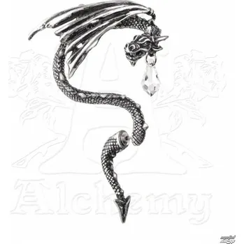 Náušnice náušnice ALCHEMY GOTHIC - Crystal Dragon Ear Wrap - E330
